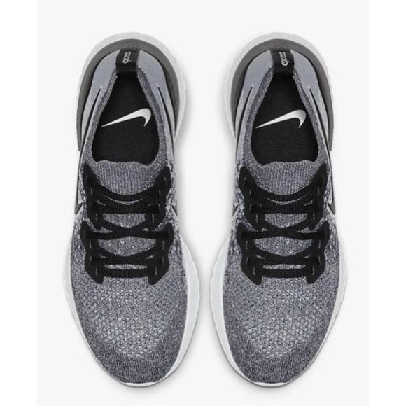 Nike Epic React Flyknit 2 Womens Running Shoe Black White BQ8927-102 NEW Multi - Picture 6 of 10